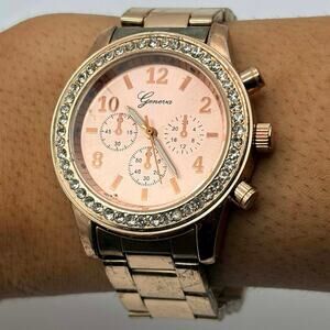 Gold Geneva Men’s Watch